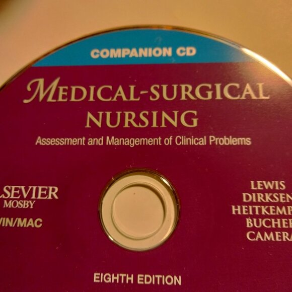 Lewis Medical Surgical Nursing Assessment Mgt Clinical Problems Companion CD - Picture 2 of 6